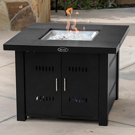 Amazon Com Belleze 40 000btu Outdoor Patio Propane Gas Fire Pit