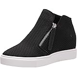steve madden black wedgie