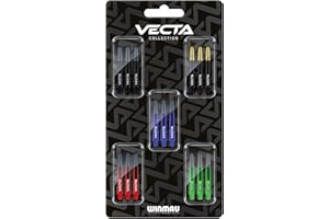 Winmau - Dart Stems Collection - Dart Shafts Multipack 5 Sets Per Pack (15 in Total) - Professional Darts Accessories and Siz