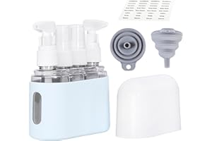 Bpluma Travel Bottles, Leak Proof Containers For Toiletries TSA Approved Airplane Accessories Kits For Liquid With Labels