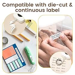 Phomemo D30 Label Maker with 3 Tapes, Bluetooth