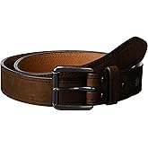 ARIAT Men's Double-Stitched Leather Roller Buckle Western Belt, 38