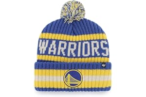 47 NHL Unisex-Adult Team Color Officially Licensed Primary Logo Bering Sport Knit Cuffed Pom Beanie Cold Weather Hat
