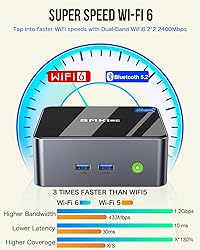GMKtec Mini PC Intel i5-12450H(Turbo 4.4 GHz) 32GB