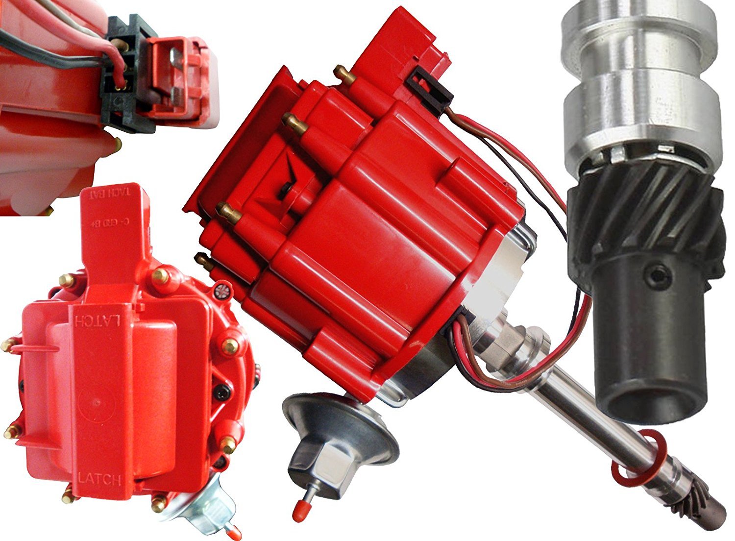 Racing Chevy V8 HEI Distributor w/ 65K Coil 7500RPM 350 454 SBC BBC