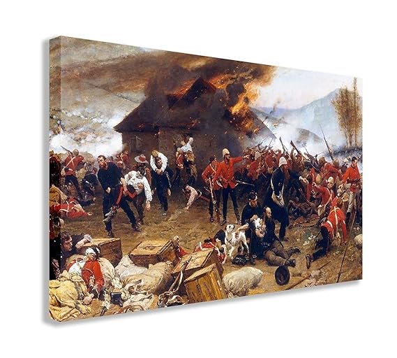 Royal Engineers The Defence of RORKES Drift Battle 1880 RORKES Wall Art
