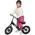 Bixe Balance Bike - 30.5 cm (12") Training Bikes for Kids and Toddlers - 1.8kg (4lbs) Kids' Balance Bike - Children Ages 3, 4, 5 - No Pedal Push Bicycle for Boys or Girls - Black
