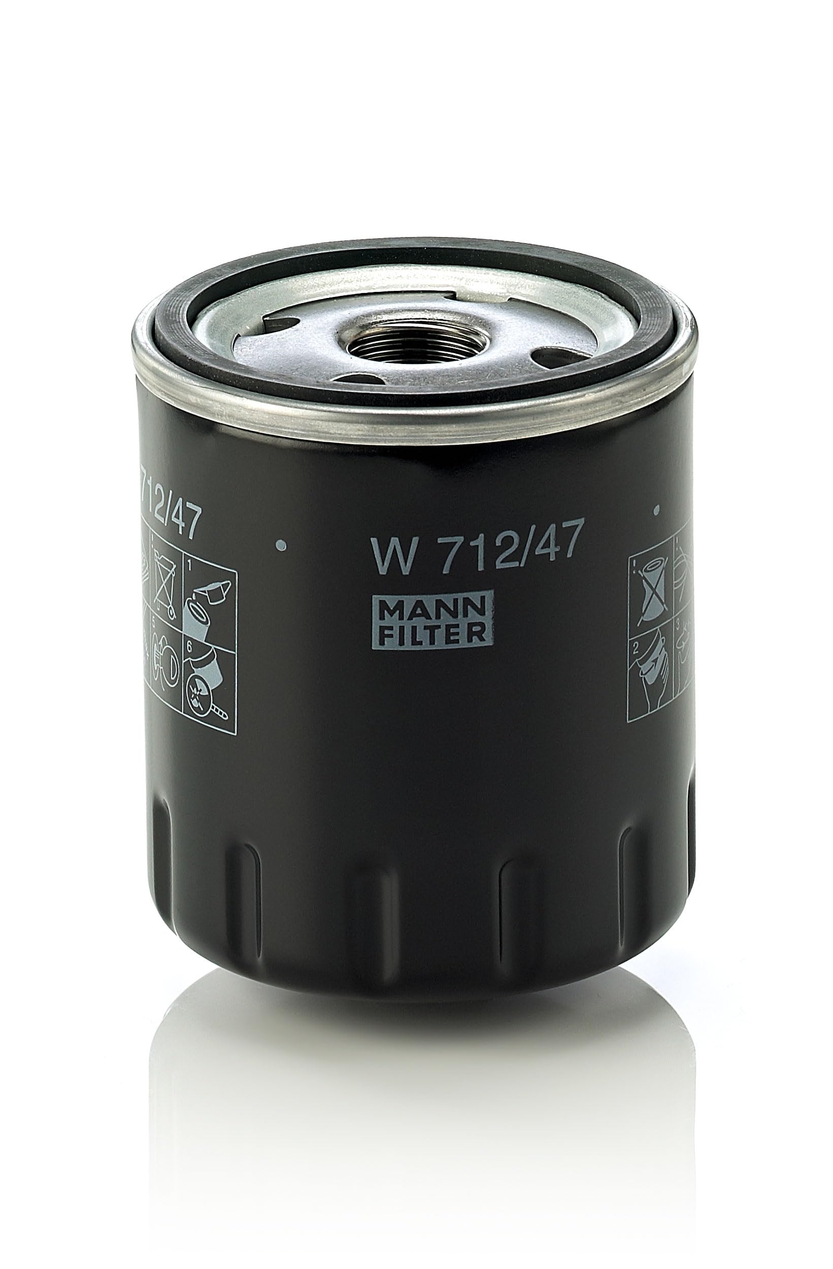 MANN-FILTER W 712/47 Oil Filter - for Cars + Transporters