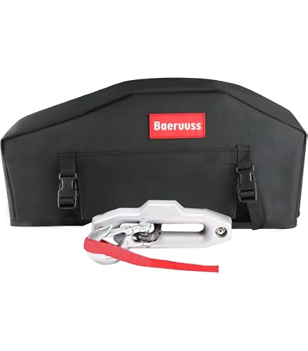 Housse De Protection Pour Treuil Électrique - Imperméable Et Anti-poussière - Taille Ajustable - Pour 4x4, SUV, Utilitaire