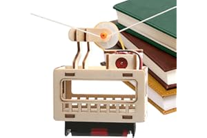 Wood Model Kits for Adults - Cable Cars Assembly Decor, Interactive Wooden Cables Car Model Set, Wood Puzzle Kit | Experiment