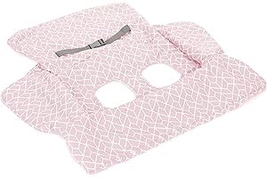Diono Shop 'n Go Cart Liner, Shopping Cart Cover for Baby, Restaurant High Chair Cover for Baby, Infant, Toddler, Machine Washable, Pink