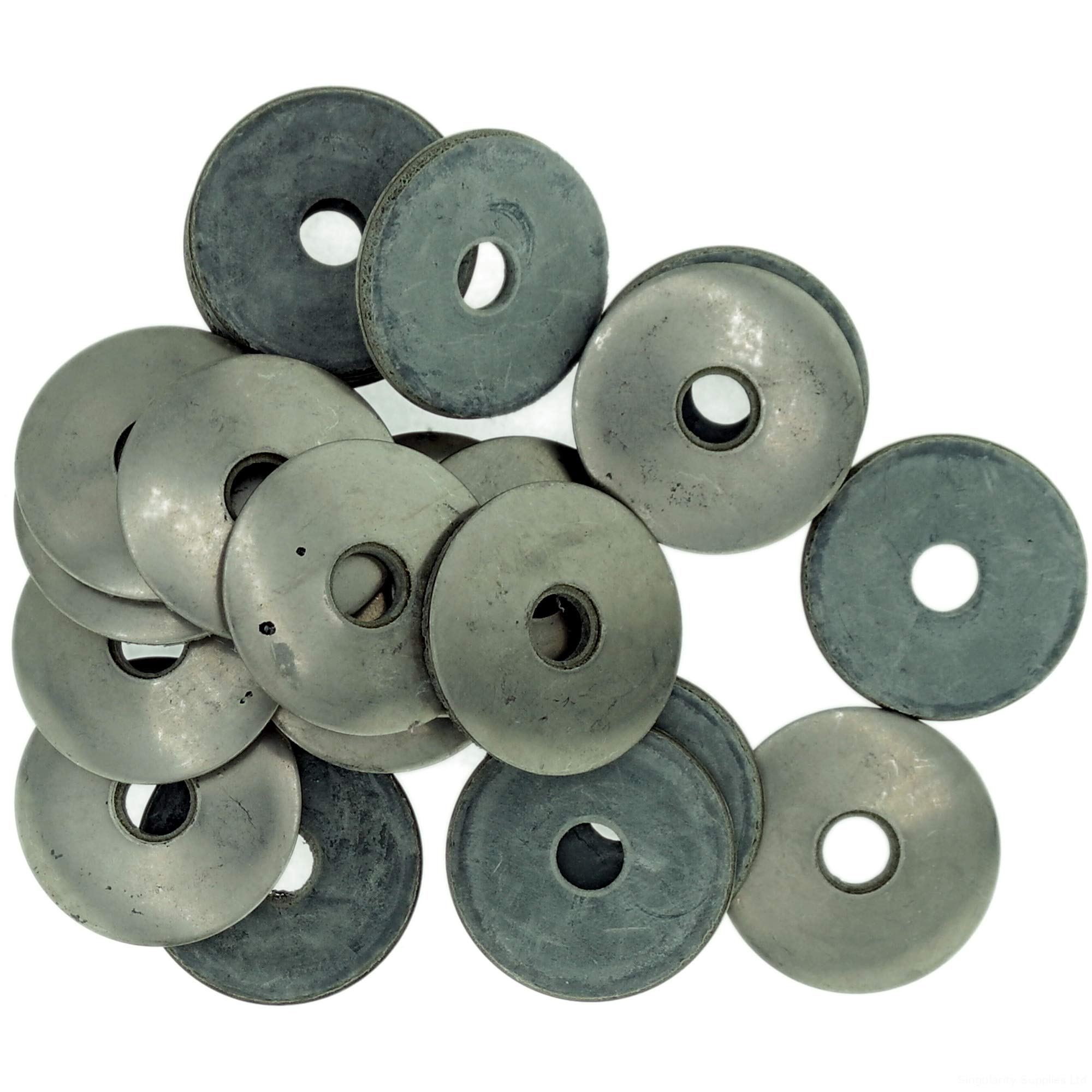 D8.4 (8.4mm x 22mm) Sealing Washer (Grey EPDM) - Stainless Steel (A2) (Pack of 20) โ image 1