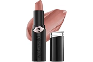 wet n wild Mega Last Matte Lip Color, Semi Matte Hyaluronic Acid Infused, Long Lasting Full Coverage for a Nourishing Pout, Cruelty-Free & Vegan - Bare it All