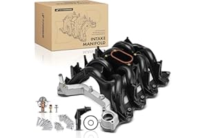 A-Premium Upper V8 5.4L Intake Manifold with Gaskets Thermostat Kits Compatible with Ford E/F Series, F150, F250, F350, E150, E250, E350, E450, Excursion, Expedition, Replace 2L1Z-9424-AA