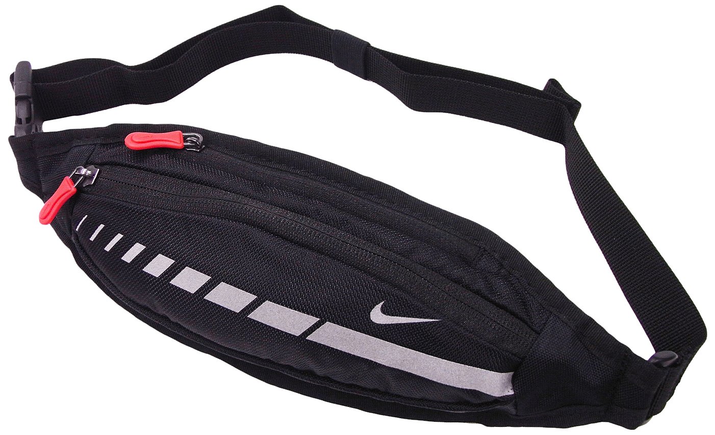 NIKE Running Bag Slim Waist Pack Black/Silver RN8518 Size 29 x 13.2 x 2.8 cm