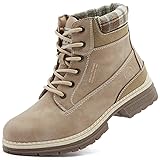 ANJOUFEMME Work Hiking Boots for Women Waterproof