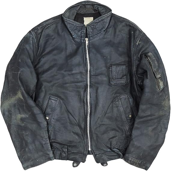 Amazon Co Jp フランス軍 レザーフライトジャケット Used 服 ファッション小物 Amazon Co Jp フランス軍 レザーフライトジャケット Used 服 ファッション小物