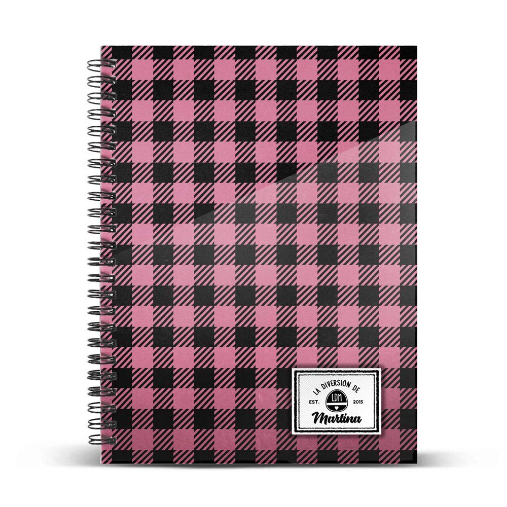 karactermania Martina D'antiochia (La Diversión De Martina) Pink-DIN A5 Grid Paper Notebook
