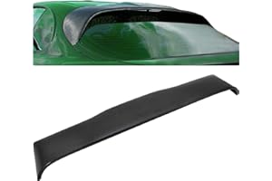 HECASA Roof Spoiler Compatible with 2000-2005 Toyota Celica Hatchback Rear Window Roof Wing Spoiler Visor ABS Carbon Fiber Co
