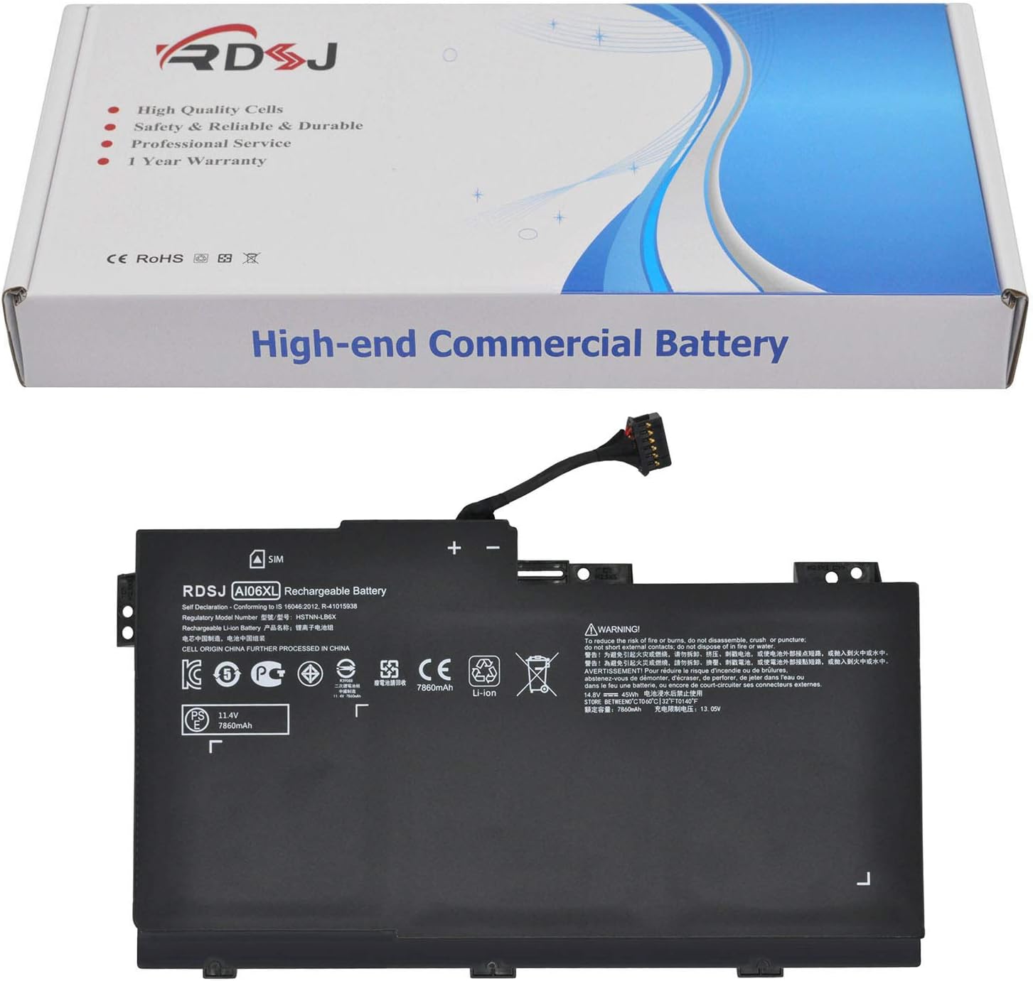 ASUNCELL 96Wh AI06XL A106XL Laptop Batterij voor HSTNN-LB6X HSTNN-C86C 808397-421 808451-001 808451-002 AI06096XL HP ZBook 17 G3 Series Notebook 11.4V 3cell