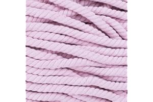 WEST COAST PARACORD Natural Twisted Cotton Rope - Soft But Strong - Assorted Colors - 1/2 Inch Diameter (Pink, 50 Feet)