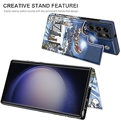 LETO Christmas Wallet Phone Case for Samsung Galaxy