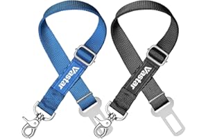 Vastar 2 Packs Adjustable Pet Dog Cat Car Seat Belt Safety Leash Vehicle Seatbelt Harness