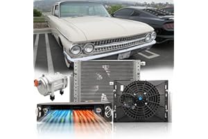 BAILIGO 12V 12000 BTU Under Dash Air Conditioner with Heating, Universal 12 Volt A/C Kit System, Electric 12V DC Underdash AC Unit Quiet, Fast Cooling for Classica Car, Automotive, Truck, ATV, Pickup,Tractor