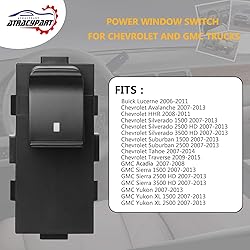 Power Window Switch Passenger Front Right, Rear