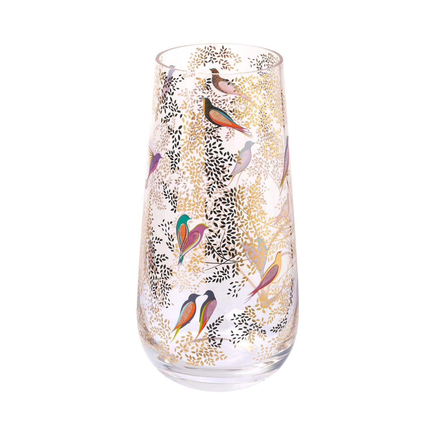 Sara Miller SM79259-XD Portmeirion Medium vase Chelsea Collection Bird in Tree, Porcelain