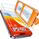 TOCOL for iPhone 14 Pro Screen Protector, Easy Installation | Bubble-Free, 9H+ Tempered Glass, 8FT Military Grade Shatterproof, Anti-Scratch, Case Friendly HD Clear 6.1" 2 Pack