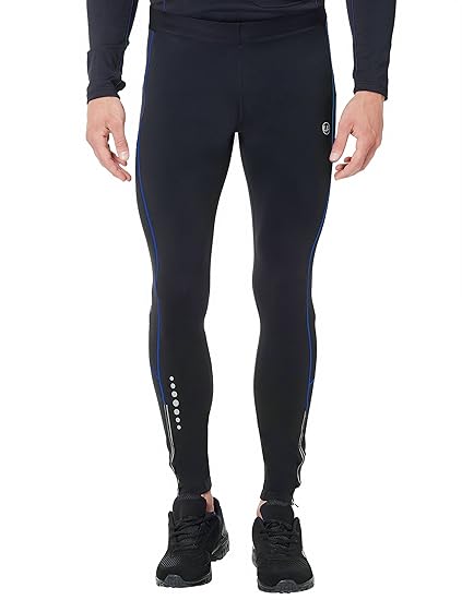 Ultrasport Herren Laufhose lang, für Laufen, Radfahren, Fitness etc., angenehmes Tragegefühl durch hohen Stretchanteil, mit Q