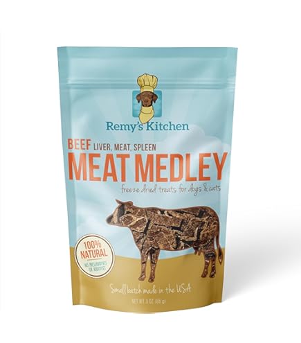 Amazon.com : Remy's Kitchen Freeze Dried Dog & Cat Treats – Beef