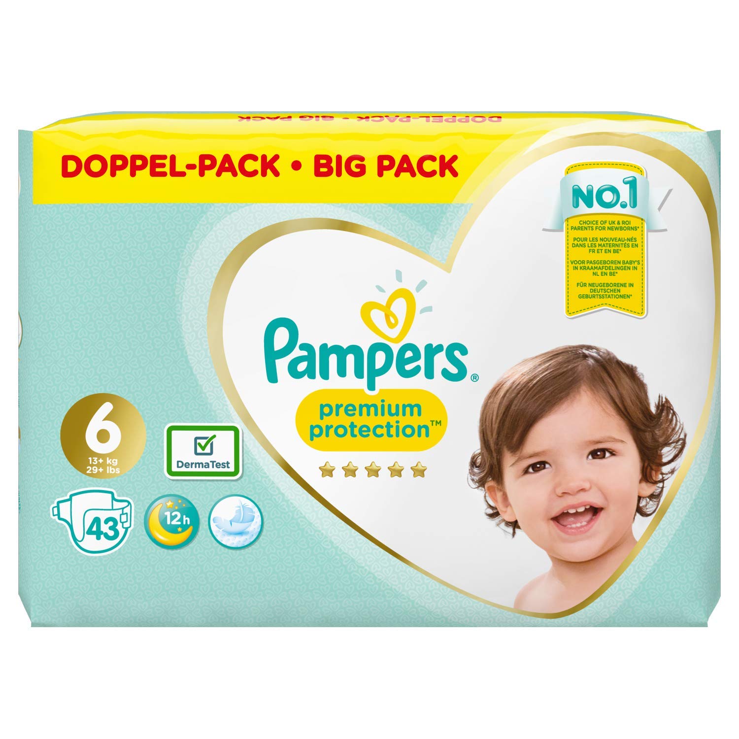 Pampers Diapers Premium Protection, 1.559 kg