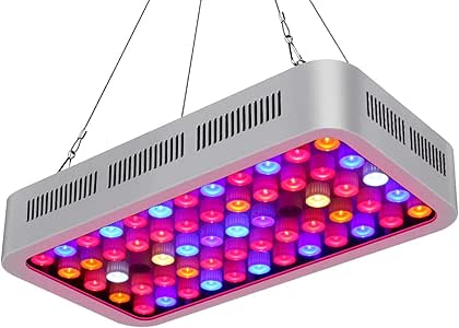 Led para Plantas Regulable 600W TOPLANET Lampara de Cultivo UV IR Luz