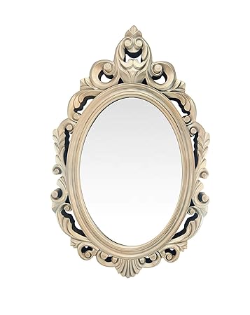 Buy Zahab Home Decorative Oval Wall Mirror For Living Room Bedroom