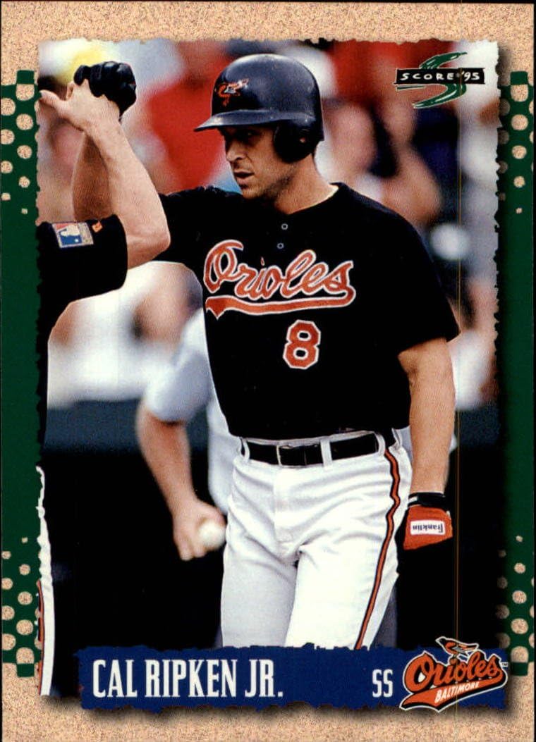 1995 Score Baseball Card 3 Cal Ripken Collectibles & Fine Art