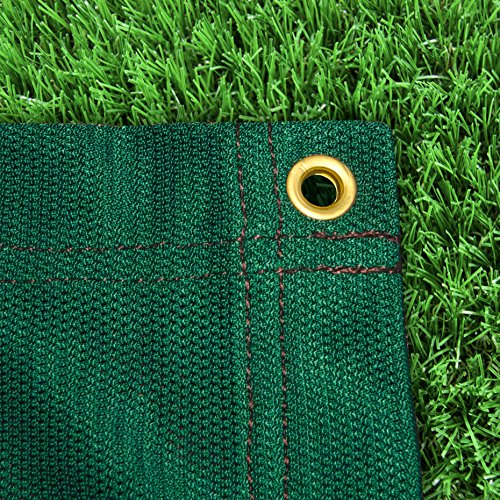 Replacement 10ft X 10ft Archery Grade Golf Impact Panel Netting (Green) – Super Strong Nets Guaranteed To Protect Your Golf Practice Cage From Damage [Net World Sports]