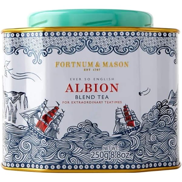 茶 FORTNUM&MASON ST PANCRAS BLEND 250g Fortnum and Mason UK Fortmason Tea, 250g Loose Leaf Caddy