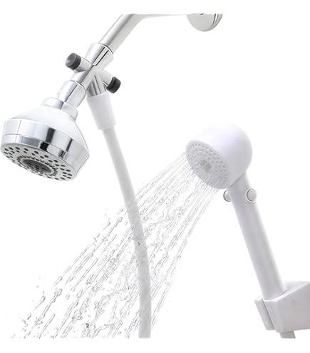 Amazon.com: Medline Deluxe Handheld Showerhead with 3 Massage
