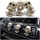 Skull Decor Halloween Car Air Freshener Vent Clip