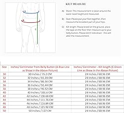 Goldia Clothes Industry Tartan Kilts l Men's