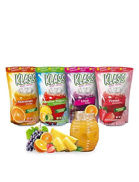 KLASS AGUAS FRESCAS DRINK MIX TROPICAL VARIETY PACK...