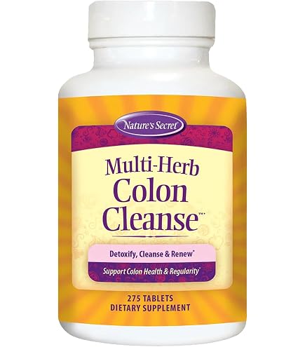 Amazon.com: Nature's Secret Multi-Herb Colon Cleanse, 275 Tablets