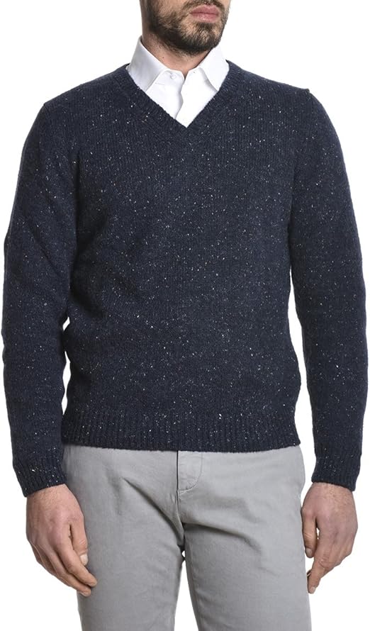 Eleventy Men�s 979Ma3002mag2000411 Blue Cashmere Sweater
