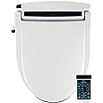 BidetMate 2000 Series Heated Bidet Attachment for Toilet with Unlimited Heated Water, Wireless Remote, Deodorizer, and Warm Air Dryer - Adjustable and Self-Cleaning - Fits Elongated Toilets
