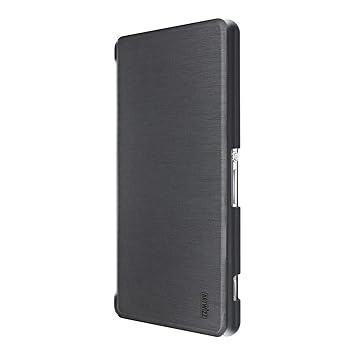 Artwizz SmartJacket Handyhülle für Sony Xperia Z2 - Schutzhülle in gebürsteter Metalloptik, Rückseiten-Clip mit Soft-Touch - 