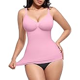 SHAPELLX Womens Tank Top Shapewear Tummy Control Slimming Camisole Tops for Women Seamless Cami Body Shaper V Neck