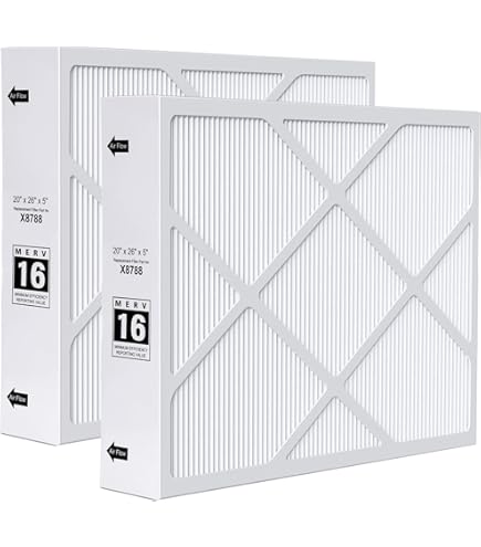 X8789 Merv 16 Filter Compatible with Lennox X8789 16x26x5 Furnace