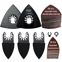 XXGO Oscillating Multi Tool Sanding Kit - 105 Pcs